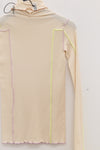 BASERANGE Turtleneck T-shirt sweater TTOMT series collection Organic cotton Portugal BAS-TTOMT-RI-000-UNDYED